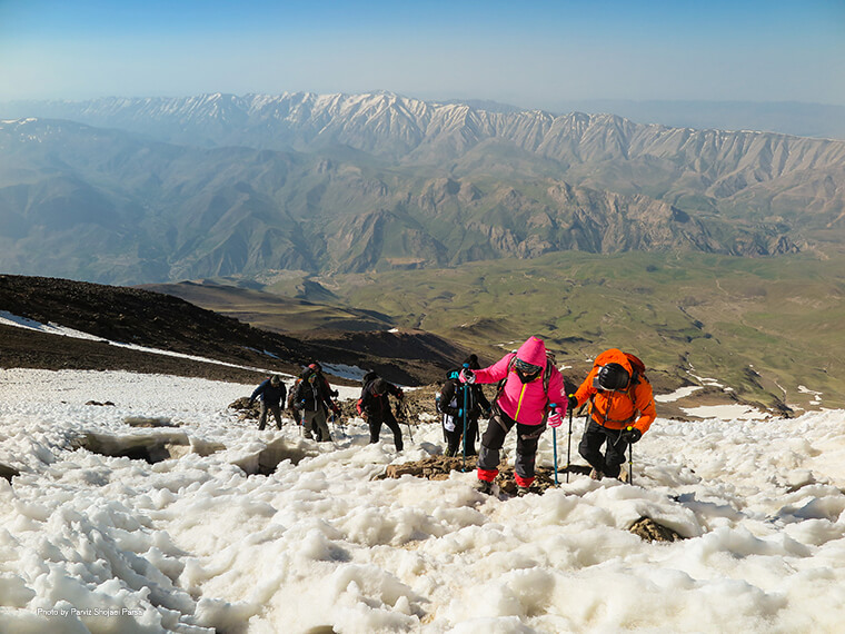 Climbing of Damavand
