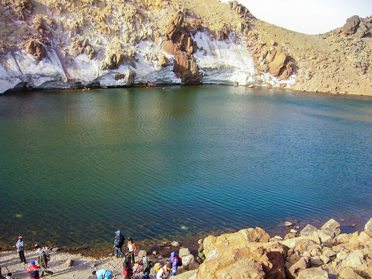 The pond at Sabalan Summit